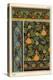 Gourd in wallpaper, stained glass and fabric patterns.-null-Premier Image Canvas