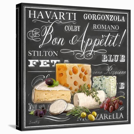 Gourmet Cheese Collection-Chad Barrett-Stretched Canvas