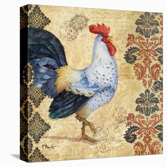 Gourmet Rooster III-Paul Brent-Stretched Canvas