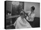 Gov. Jimmy Carte Receiving a Hair Cut-Stan Wayman-Premier Image Canvas