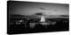 Government Building Lit Up at Night, Us Capitol Building, Washington Dc, USA-null-Stretched Canvas