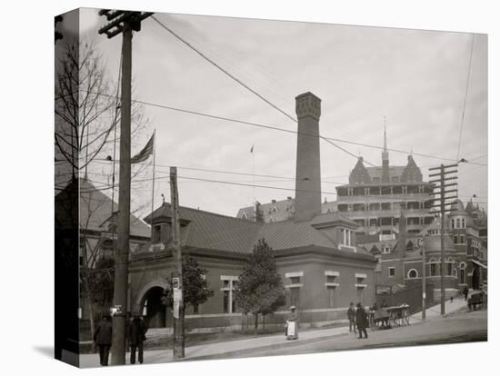 Government Reservation Building, Hot Springs, Arkansas-null-Stretched Canvas