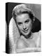 Grace Kelly (b/w photo)-null-Stretched Canvas