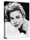 Grace Kelly (b/w photo)-null-Stretched Canvas