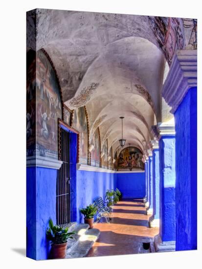 Graceful Archways of Monasterio Santa Catalina in the White City of Arequipa, Peru-Jerry Ginsberg-Premier Image Canvas