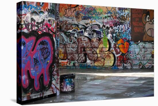 Graffiti Alley-sumnersgraphicsinc-Stretched Canvas