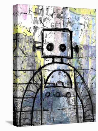 Graffiti Robot Color-Roseanne Jones-Premier Image Canvas