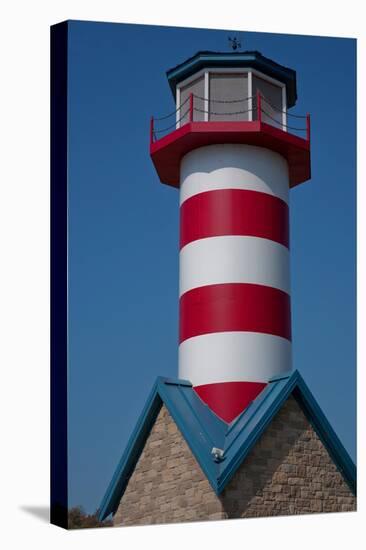 Grafton Illinois Red and White Striped Lighthouse-Joseph Sohm-Premier Image Canvas