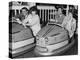 Graham Hill and Jim Clark on Dodgem Cars at Butlins, Bognor Regis, 1960S-null-Premier Image Canvas