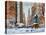 Gramercy Park, Snow,2019,(Oil on Canvas)-Anthony Butera-Premier Image Canvas