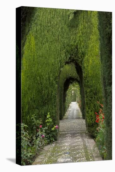 Granada, Spain, Alhambra, Famous Hedges of Gardens of the Generalife-Bill Bachmann-Premier Image Canvas