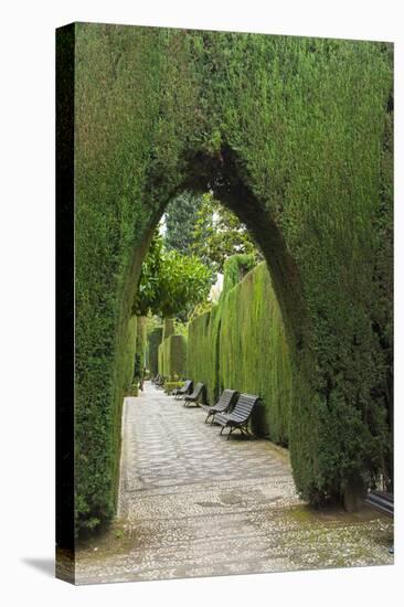 Granada, Spain, Alhambra, Famous Hedges of Gardens of the Generalife-Bill Bachmann-Premier Image Canvas