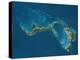 Grand Bahama and Abaco Islands, Bahamas, Satellite Image-null-Premier Image Canvas