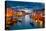 Grand Canal at Night, Venice-sborisov-Premier Image Canvas