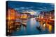 Grand Canal at Night, Venice-sborisov-Premier Image Canvas