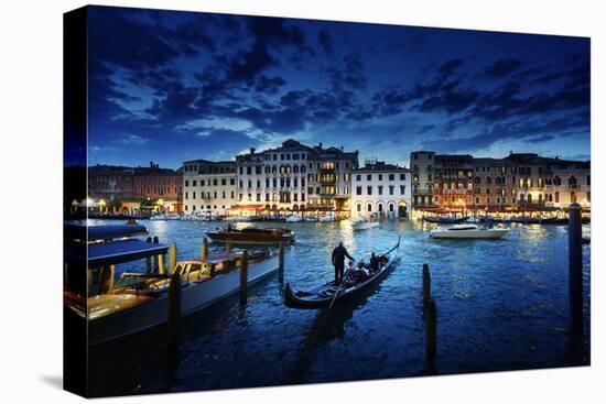 Grand Canal in Sunset Time, Venice, Italy-Iakov Kalinin-Premier Image Canvas