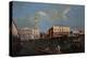 Grand Canal, Piazzetta and Doge's Palace in Venice, 18th Century-Canaletto-Premier Image Canvas