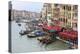 Grand Canal Restaurants and Gondolas. Venice. Italy-Tom Norring-Premier Image Canvas