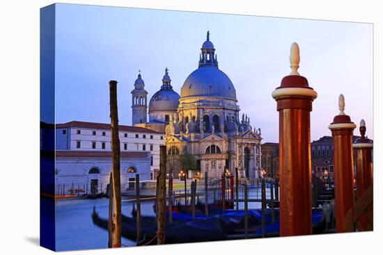 Grand Canal with Church of Santa Maria della Salute, Venice, UNESCO World Heritage Site, Veneto, It-Hans-Peter Merten-Premier Image Canvas