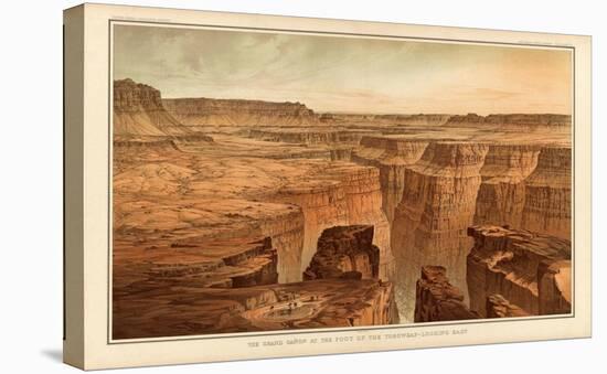 Grand Canyon: Foot of the Toroweap looking East, c.1882-William Henry Holmes-Stretched Canvas