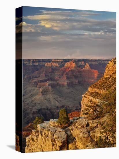 Grand Canyon From the South Rim at Sunset, Grand Canyon National Park, Arizona, USA-Adam Jones-Premier Image Canvas