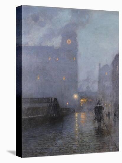 Grand Central and the Biltmore in Hazy Twilight-Lowell Birge Harrison-Premier Image Canvas