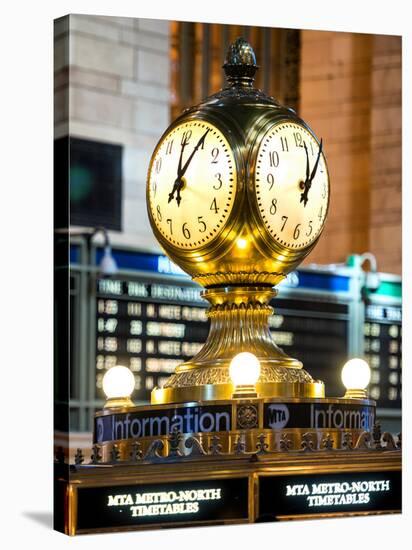 Grand Central Terminal's Four-Sided Seth Thomas Clock - Manhattan - New York-Philippe Hugonnard-Premier Image Canvas