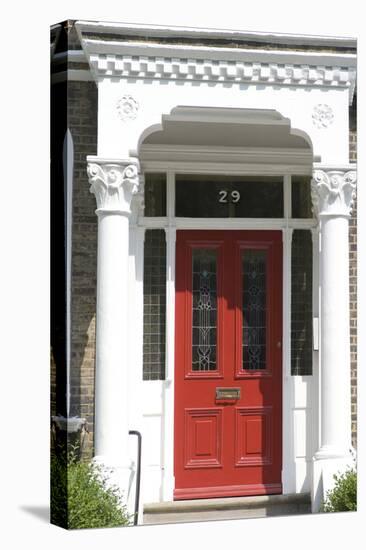 Grand Entrance and Door to a Large Residence, London, England-Natalie Tepper-Stretched Canvas