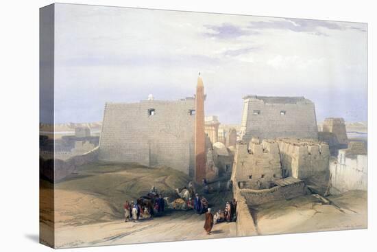 Grand Entrance to the Temple of Luxor, 19th Century-David Roberts-Premier Image Canvas