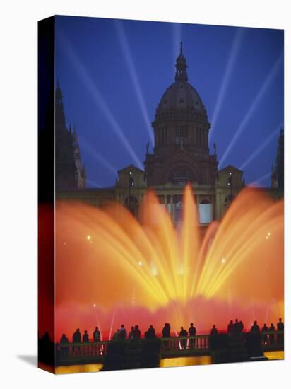 Grand Fountain and National Museum, Barcelona, Spain-Gavin Hellier-Premier Image Canvas