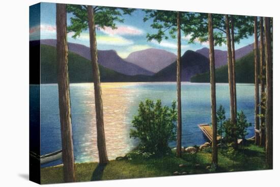 Grand Lake, Colorado - Sunrise Scene on the Lake-Lantern Press-Stretched Canvas