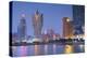 Grand Lisboa and Wynn Hotel and Casino at Dusk, Macau, China, Asia-Ian Trower-Premier Image Canvas