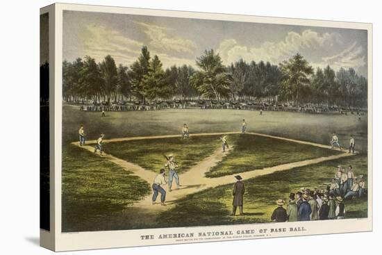 Grand Match for the Championship at the Elysian Fields Hoboken New Jersey-Currier & Ives-Premier Image Canvas