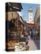 Grand Mosque and Street Scene in the Medina, Essaouira, Morocco, North Africa, Africa-Charles Bowman-Premier Image Canvas