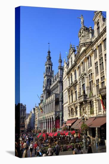 Grand Place, UNESCO World Heritage Site, Brussels, Belgium, Europe-Neil Farrin-Premier Image Canvas