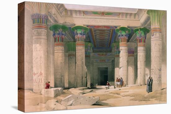 Grand Portico of the Temple of Philae, Nubia, from Egypt and Nubia, Engraved by Louis Haghe-David Roberts-Premier Image Canvas