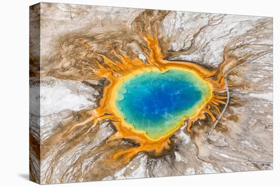 Grand Prismatic Spring, Midway Geyser Basin, Yellowstone National Park, Wyoming, Usa-Peter Adams-Premier Image Canvas