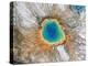 Grand Prismatic Spring, Yellowstone National Park, Wyoming-Yann Arthus-Bertrand-Stretched Canvas