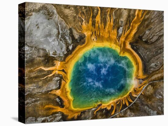 Grand Prismatic Spring, Yellowstone NP, Wyoming, USA-Jerry Ginsberg-Premier Image Canvas