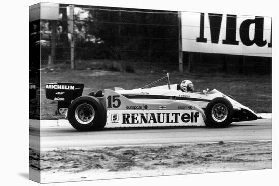 Grand Prix of Belgium May 9, 1982 : Alain Prost Driving a Renault-null-Stretched Canvas