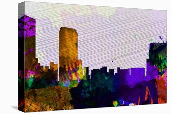 Grand Rapids City Skyline-NaxArt-Stretched Canvas