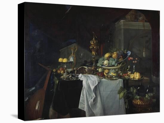 Grand Still-Life with Golden Goblet and Fruit, 1640-Jan Davidsz. de Heem-Premier Image Canvas