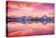 Grand Teton National Park, Wyoming - Sunset and Jackson Lake-Lantern Press-Stretched Canvas