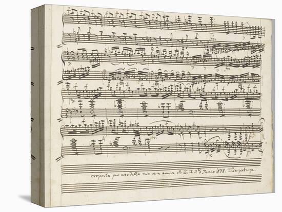 Grande Polonaise pour le Piano forte : dernière page-Carl Maria Friedrich Ernest von Weber-Premier Image Canvas