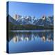 Grandes Jorasses and Dent Du Geant Reflected at Sunrise in Lac Des Cheserys-Roberto Moiola-Premier Image Canvas