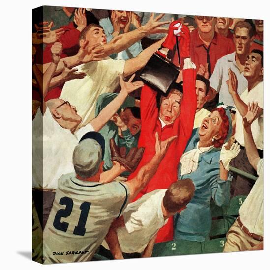 "Grandma Catches Fly-ball," April 23, 1960-Richard Sargent-Premier Image Canvas