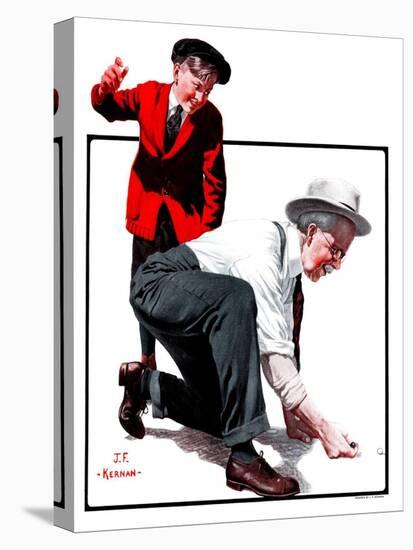 "Grandpa Goes Knuckles Down,"March 10, 1923-J.F. Kernan-Premier Image Canvas