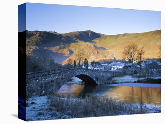 Grange in Borrowdale, Lake District National Park, Cumbria, England, UK-Roy Rainford-Premier Image Canvas