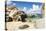 Granite boulders at Gorda Baths, island of Virgin Gorda, British Virgin Islands, Leeward Islands-Tony Waltham-Premier Image Canvas