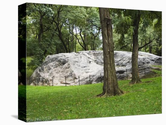 Granite Outcrops in Central Park, Manhattan, New York City, New York, USA-Amanda Hall-Premier Image Canvas